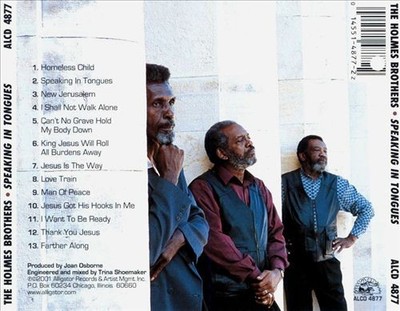 THE HOLMES BROTHERS SPEAKING IN TONGUES NEW CD