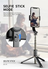 Handheld Gimbal Stabilizer with Selfie Stick Tripod and Bluetooth Remote