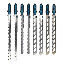 8-Piece Jig Saw Blade Set T-Shank Double-Sided Skeleton Spyder 300037