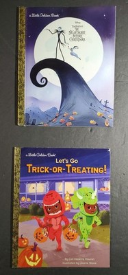 A Little Golden Book Nightmare Before Christmas & Let's Go Trick-or-Treating!