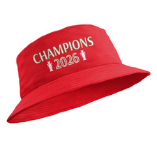 Arsenal Colours CHAMPIONS Premier League  2026 Bucket Hat - Adult & Kids Size