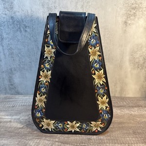 Hand-Painted Leather Handbag Backpack Munich Artist & Sculptor Maximilian Bayer
