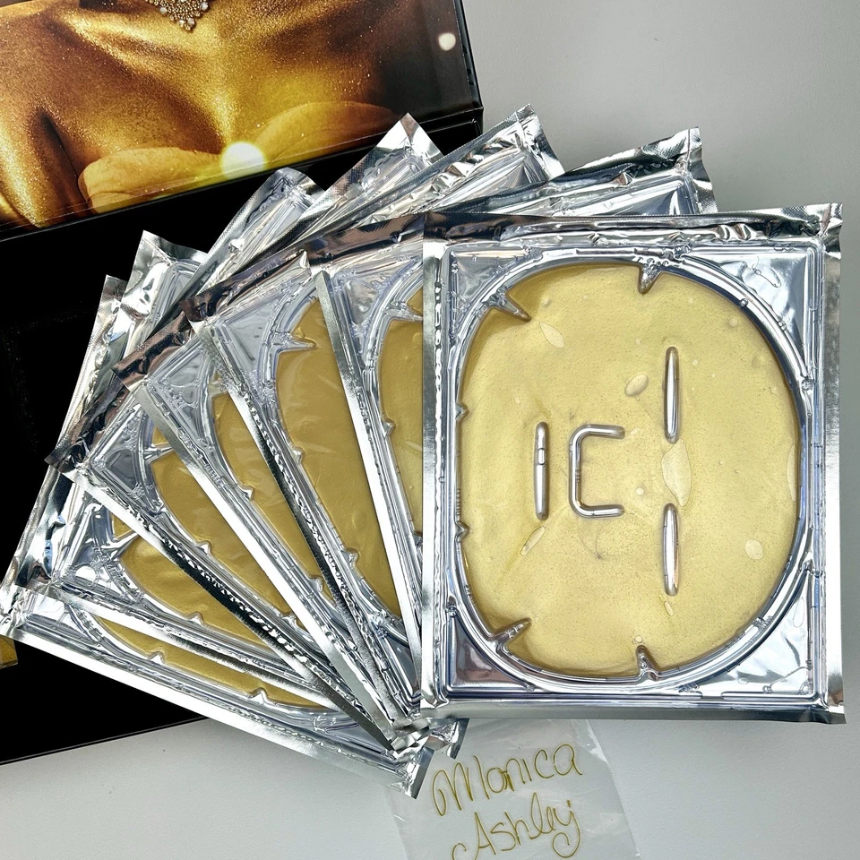 Nuevo Predire Paris 24K Golden Glow & Hydration Set Cuidado de la Piel Suero Limpiador Mascarillas Foto 3 de 4