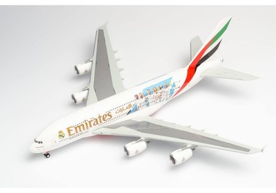 Airbus A380-800 A6-EUG Emirates Airlines Real Madrid 2018 Herpa 559508