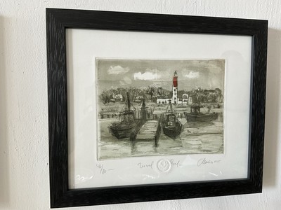 CHRISTIAN HEINZE -  Insel Poel  - Exemplar 46/80 - Radierung 2015