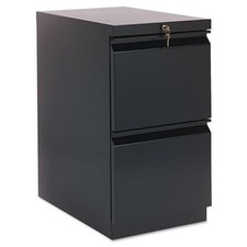 The Hon 33823RP Pedestal File Cabinet 15"x22.9"x28" Black