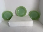 3 Vintage Fire King Jadeite Jane Ray Soup Salad Bowl 7 1/2”