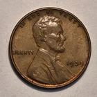 Nicer Low Mintage 1939 P Lincoln Wheat Cent
