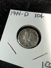 1944-D 10C Mercury Dime Uncirculated