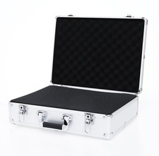 17in Aluminum Hard Case with DIY Customizable Foam Insert 16 x 11 x 5in Inte...