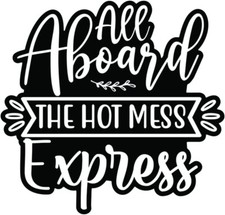 Hot Mess Express Funny Car Stickers And Decals For Women Free Shipping