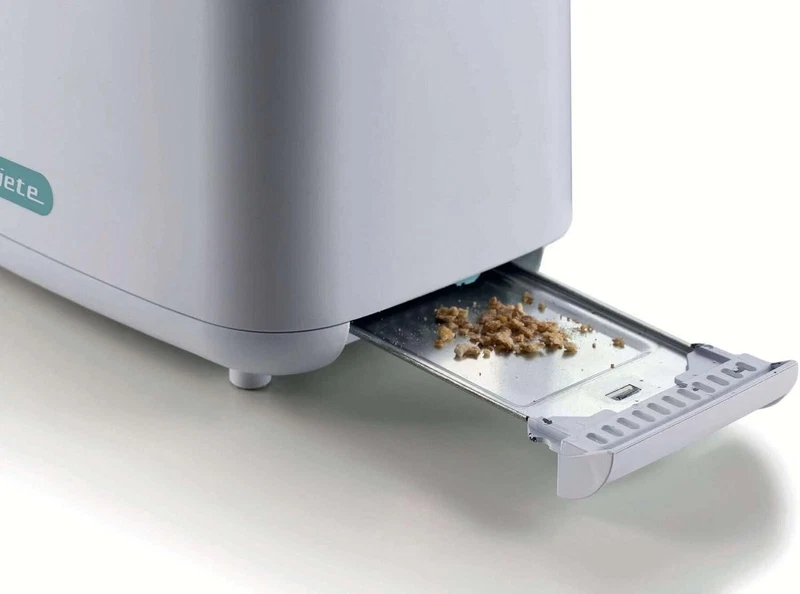 Tostapane Elettrico Tosta Fette Pane ARIETE Breakfast Toaster Bianco 760 Watt, fotografia 8 di 8