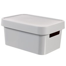 Storage Box Universal Curver Lid 4.5L Grey 229387
