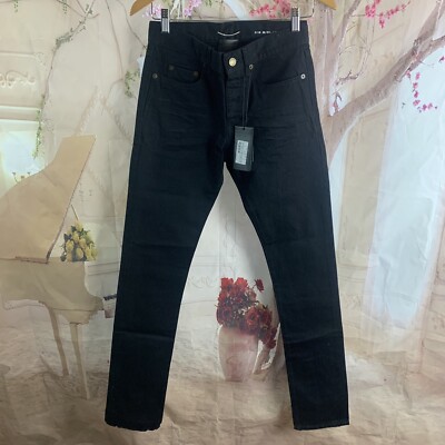 SAINT LAURENT ブラック スキニーデニム 26 NEW SAINT LAURENT High Rise Skinny Jeans in Worn Black Size 26 | eBay