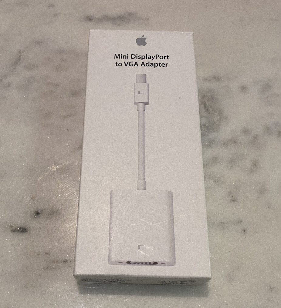 GENUINE Original Apple Mini DisplayPort to VGA Adapter
