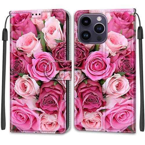 Cat Rose Flower Butterfly Card Wallet Phone Case For ZTE Nokia G60 Motorola G10 - Picture 41 of 45