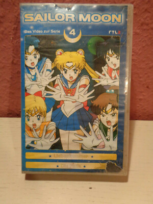 VHS Video  Sailor Moon VHS Nr. 4 - Liebeskummer / Die Falle (1998)