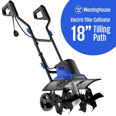 Westinghouse Open Box 18 in. 15 Amp Electric Garden Tiller Cultivator