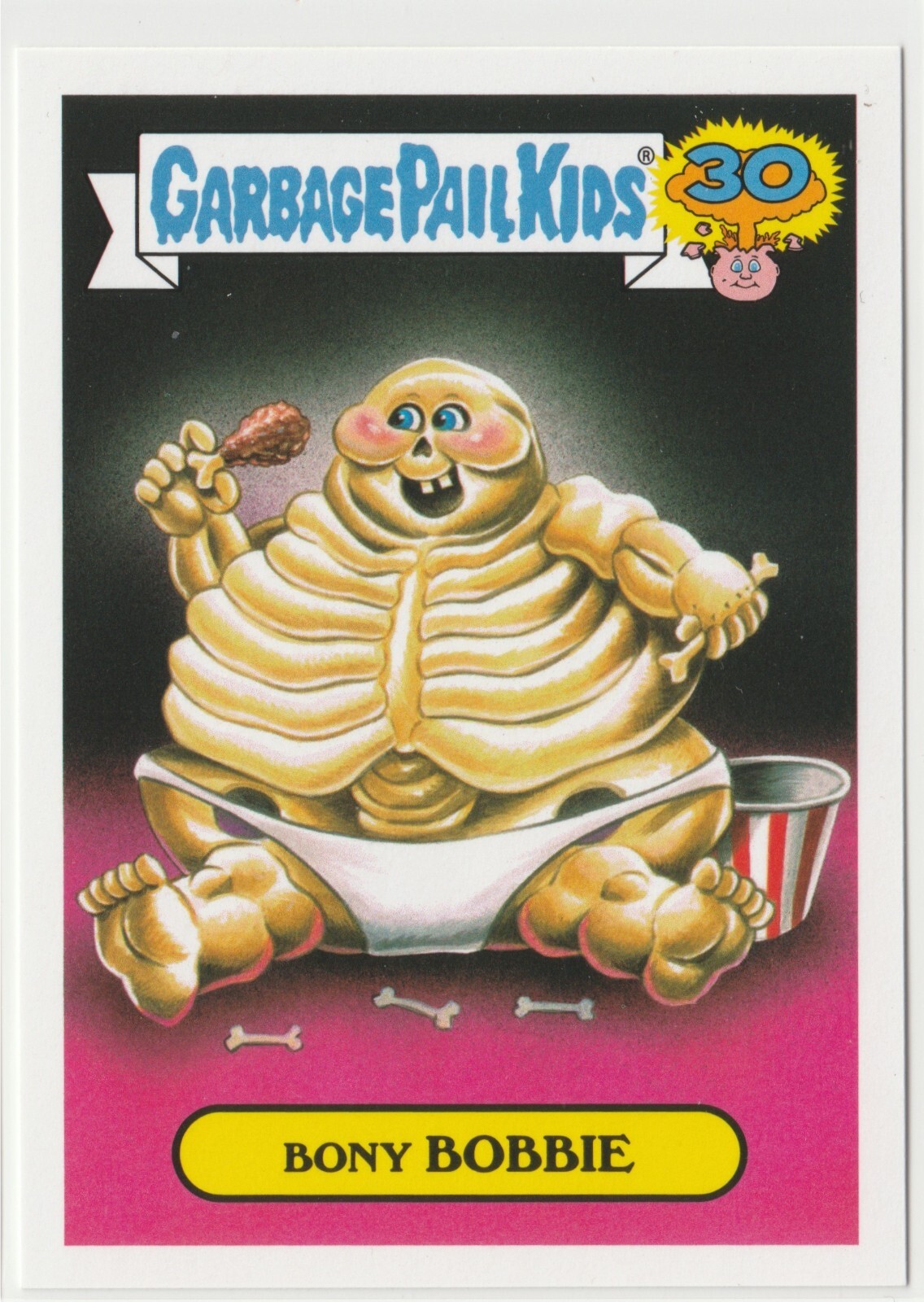 Bony Bobbie #5a Garbage Pail Kids GPK 2015 30th Anniversary Series