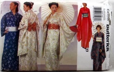 BUTTERICK PATTERN 6698 UNCUT Costume Robe Obi & Sash SIZE: ALL