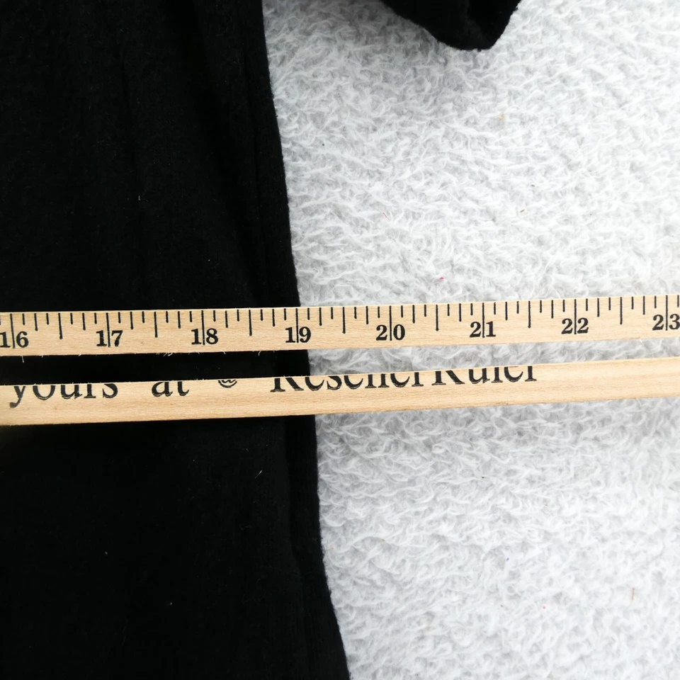 Suéter Michael Stars Mediano Para Mujer Negro Tejido Cuello Barco Manga Corta Pullover Foto 2 de 4