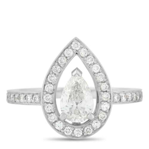 Fred of Paris Lovelight Platinum 0,65ct E-VS1 Diament Pierścionek z certyfikatem GIA - Zdjęcie 1 z 11