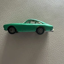 RARE VINTAGE LESNEY MATCHBOX # 75 FERRARI BERLINETTA SILVER PAINTED BASEPLATE