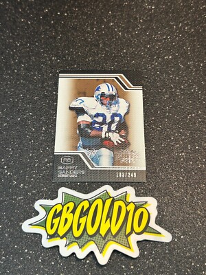 2008 Topps Triple Threads - #94 Barry Sanders Bronze /249 Lions