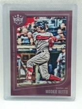 Mookie Betts 2019 Diamond Kings Baseball - #95 PLUM FRAME - Boston Red Sox