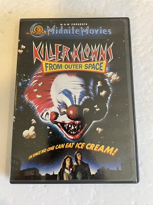 Killer Klowns from Outer Space DVD 1988 Horror Sci-Fi MGM Midnite Movie RARE OOP