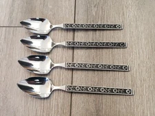 Set 4 Gold Standard Stainless Japan Serrated Citrus Grapefruit Spoons Flatware