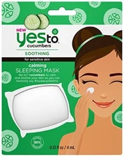 Yes To Cucumbers Calming Sleeping Mask 0.13 fl oz, pack of 1
