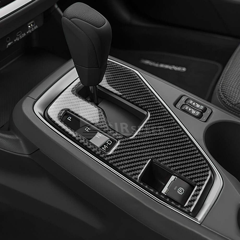 Carbon Fiber Gear Shift Console Panel Cover For Subaru Crosstrek / Impreza 2024-2025