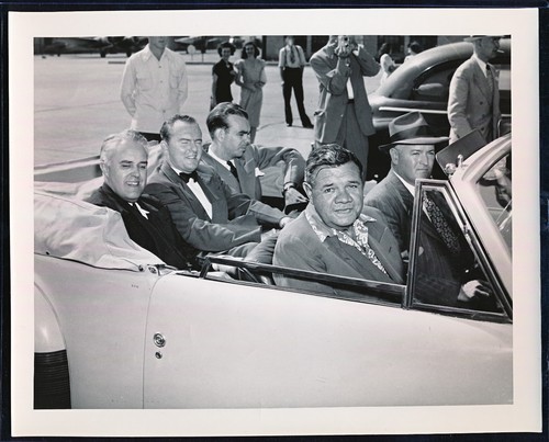 Babe Ruth 1940s Type 1 8"x10" Photo New York Yankees