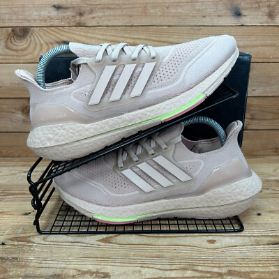Adidas Turnschuhe Damen UK 7,5 UltraBoost 21 Ash Pearl Pink Straßenlaufschuhe