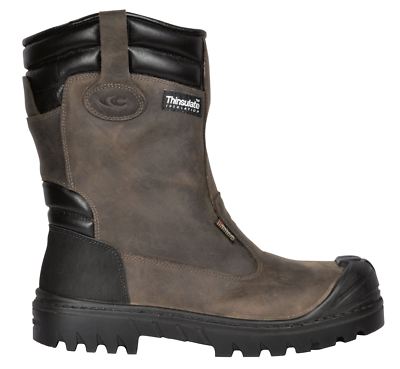 Cofra Baranof braune Leder Rigger dünne Zehenkappe Zwischensohle Sicherheit Arbeitsstiefel