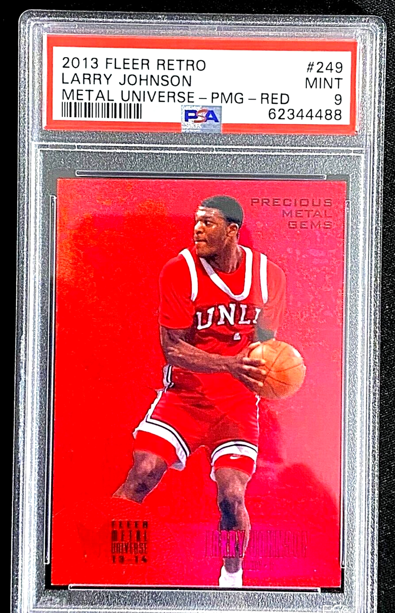 PSA 9 MINT 2013 FLEER RETRO LARRY JOHNSON PMG PRECIOUS METAL GEMS 