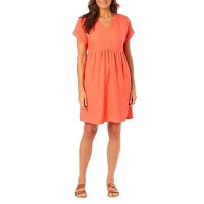 chinese dress ladies Briggs Women's Linen Blend Dress (Navy, Small) at Amazon Women's Clothing  store main image 0
