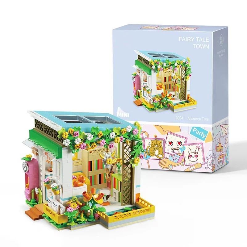 Afternoon time  Building Set  Building Blocks Toy With light pastoral style - Image 3 of 4