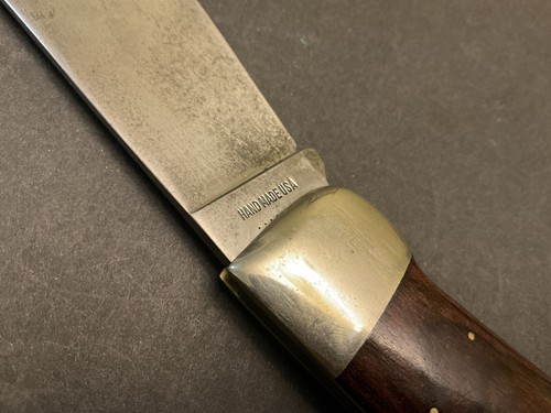 Vtg 1973 Case XX Buffalo 7 Dot Clasp Knife P172 Pakkawood Handles - Picture 7 of 12