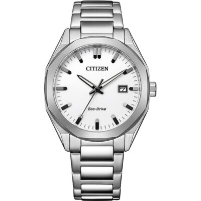 Citizen Octangle Eco-Drive White Dial Unisex Watch BM7620-83A jp