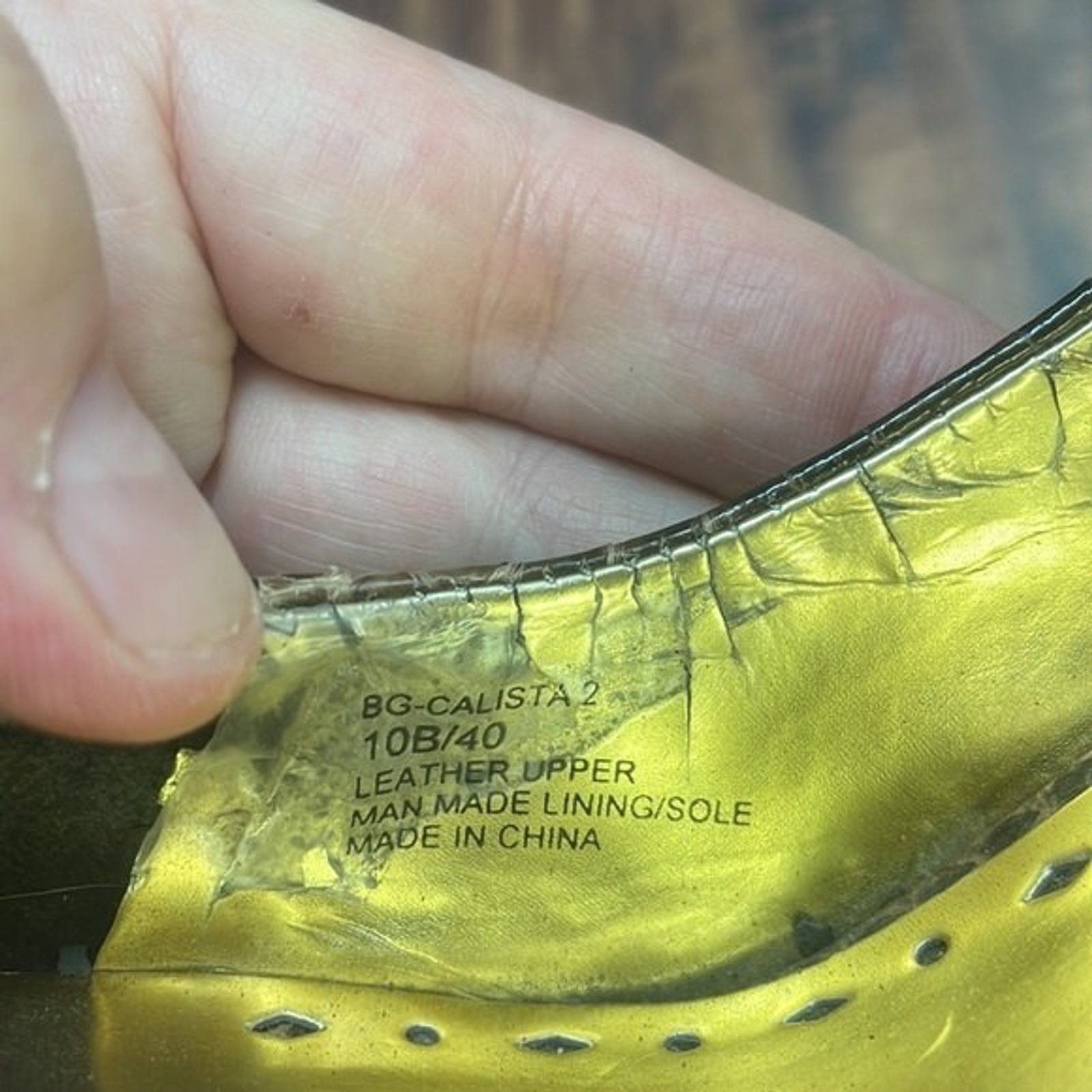 BCBGIRLS Brown Python Snakeskin Pumps Calista Siz… - image 10