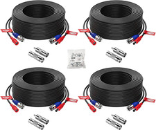Video Power 4x100Ft Cable Cord For Night Owl HD CCTV Security Camera Extention