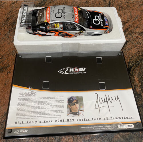 1/18 Signed 2008 Classic / C  Holden Rick Kelly Club Member Limited Edition 450 - Picture 1 of 2