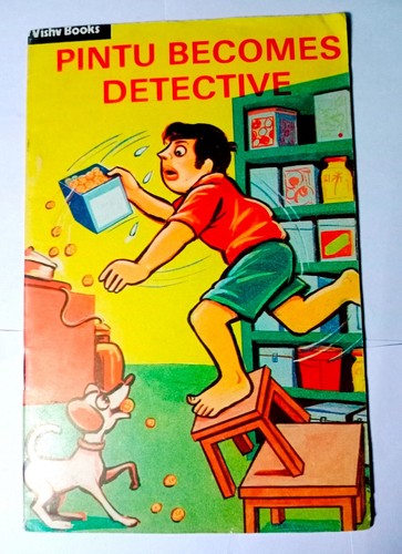 Lote de 4 cómics infantiles Vishv color vintage dibujos animados en inglés edición india - Imagen 2 de 9