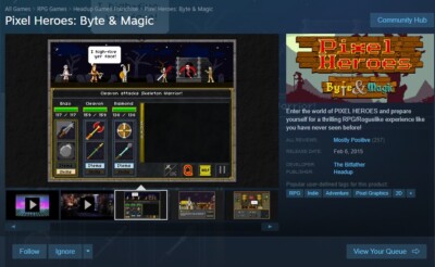 Steam Key - Virtual Delivery - Pixel Heroes 