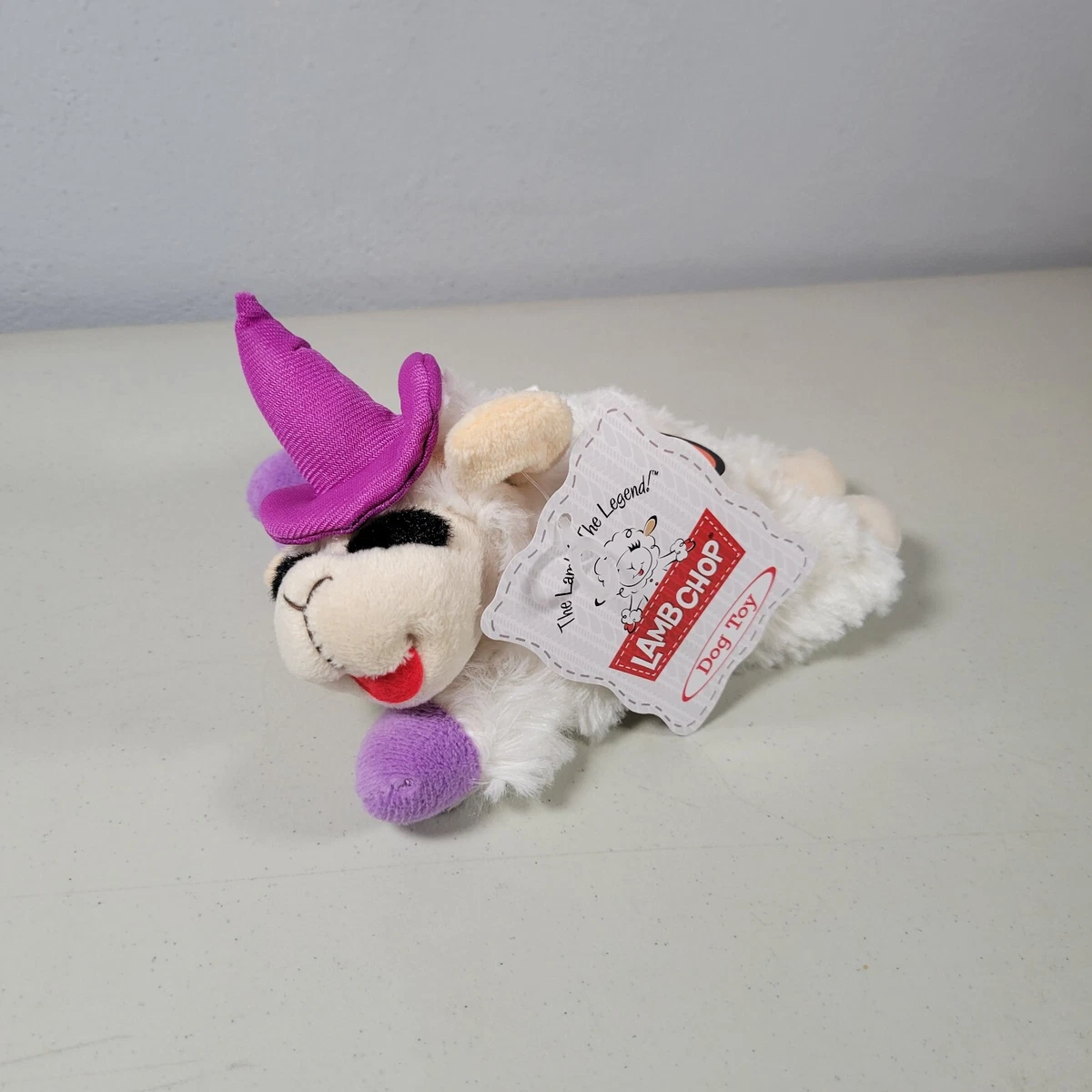 Purple lamb chop dog toy 2025