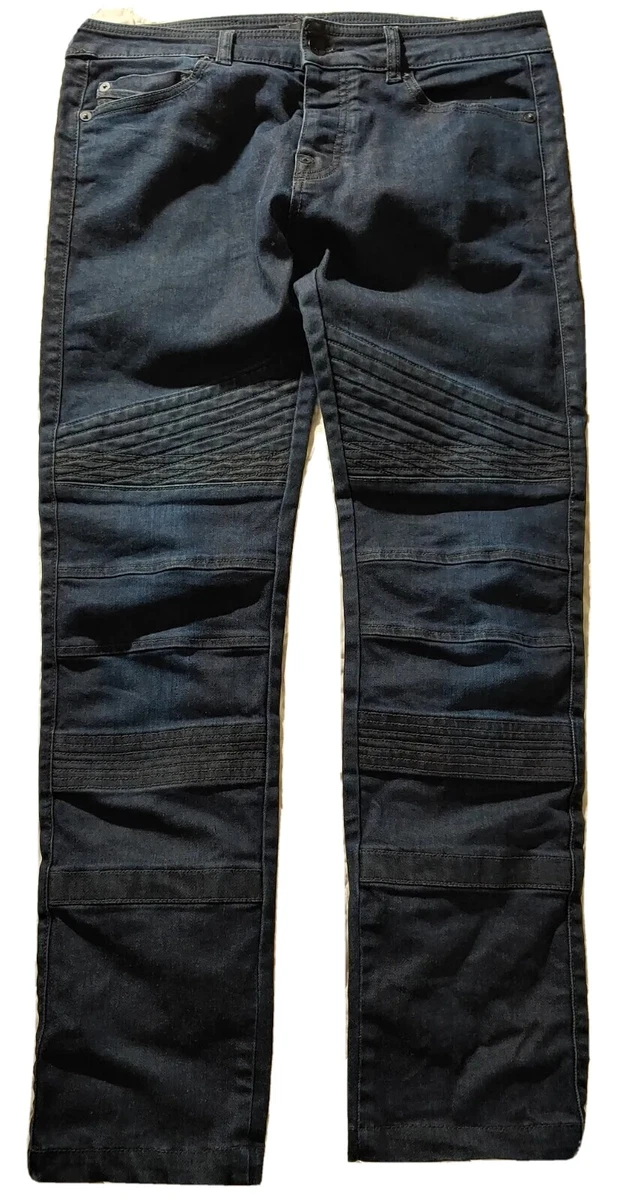 Diesel Black Gold Jeans Size 31 Made In Italy Embroidered Dark
