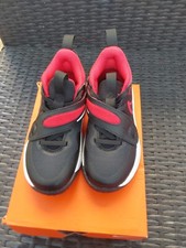 Nike Team Hustle D 11 PS DV8994-003 Preschools Basketball Shoes Black/Team Red