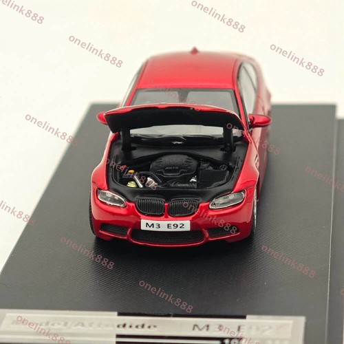 Model Attitude MA 1/64 BMW E92 M3 Metallic Red Diecast Model Car Limited - Bild 6 von 8